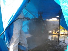 熱交換器の高圧洗浄